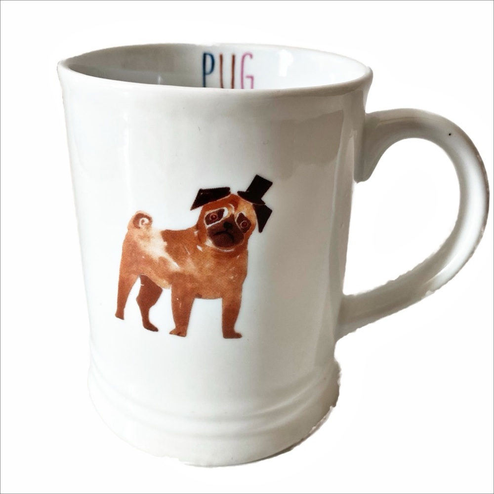 Fringe Pug Coffee Mug